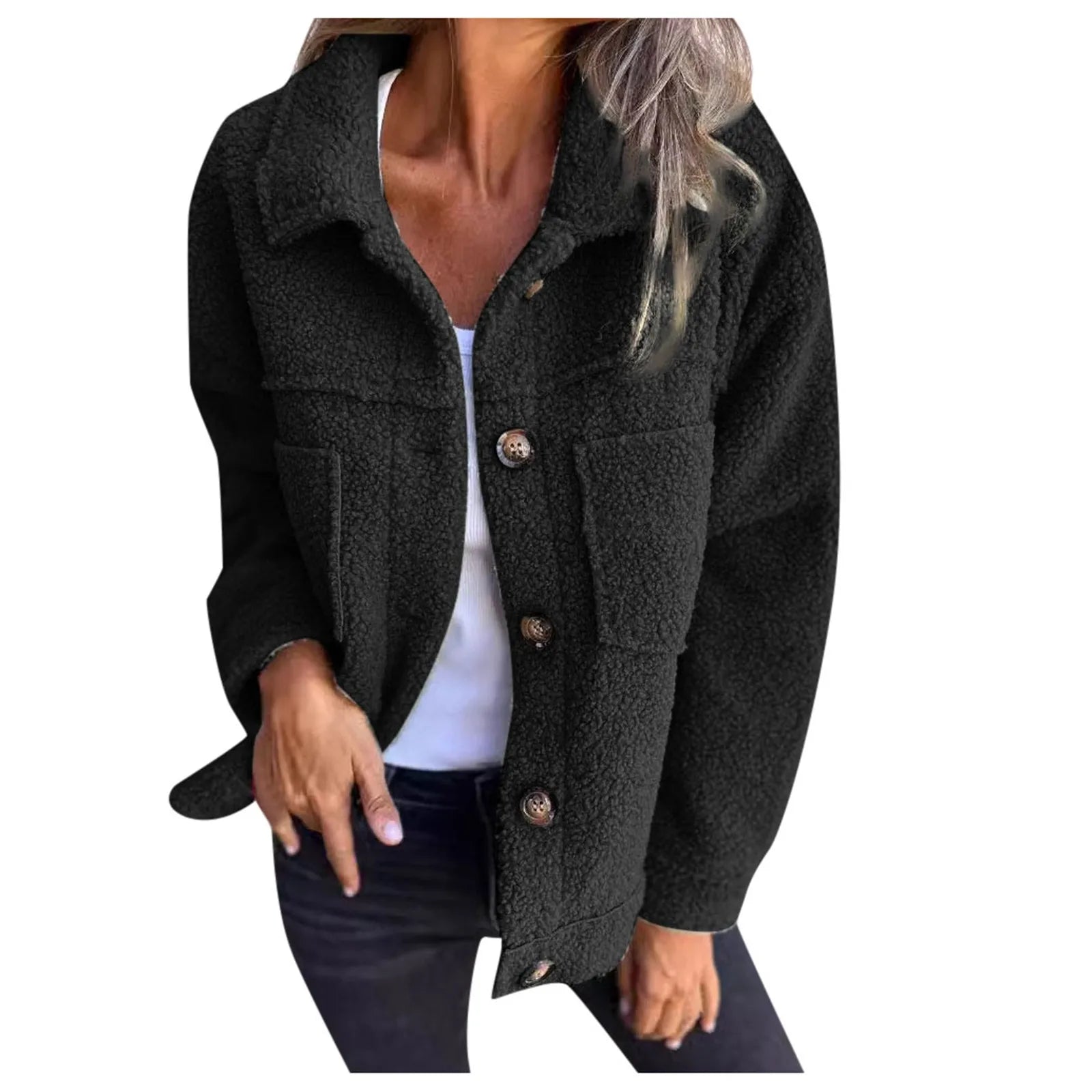 Dion - Kurze Jacke mit Manschetten
