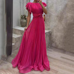 Mud™ - Elegantes Plissiertes Abendkleid