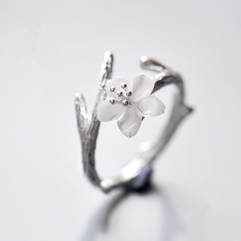 Witte natuurlijke jade ringen