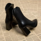 Michaela | Stiefel mit Chromspitze