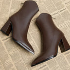 Michaela | Stiefel mit Chromspitze