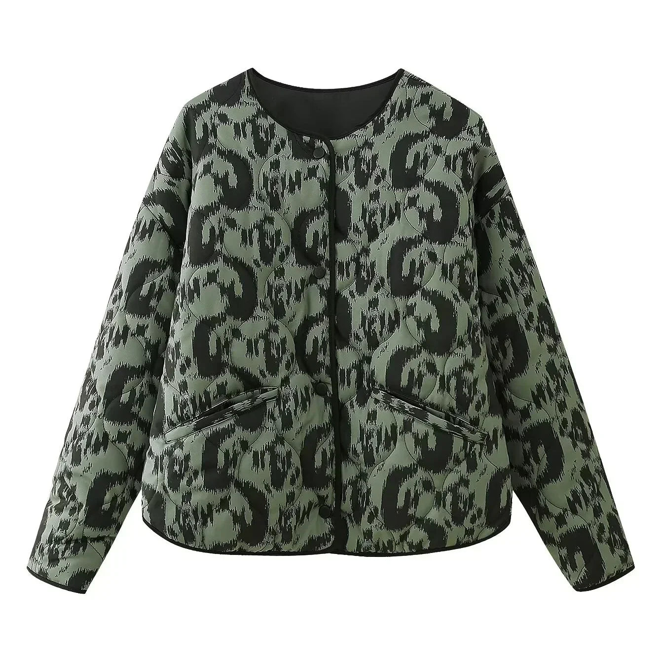 Serie bomberjacks met dierenprint