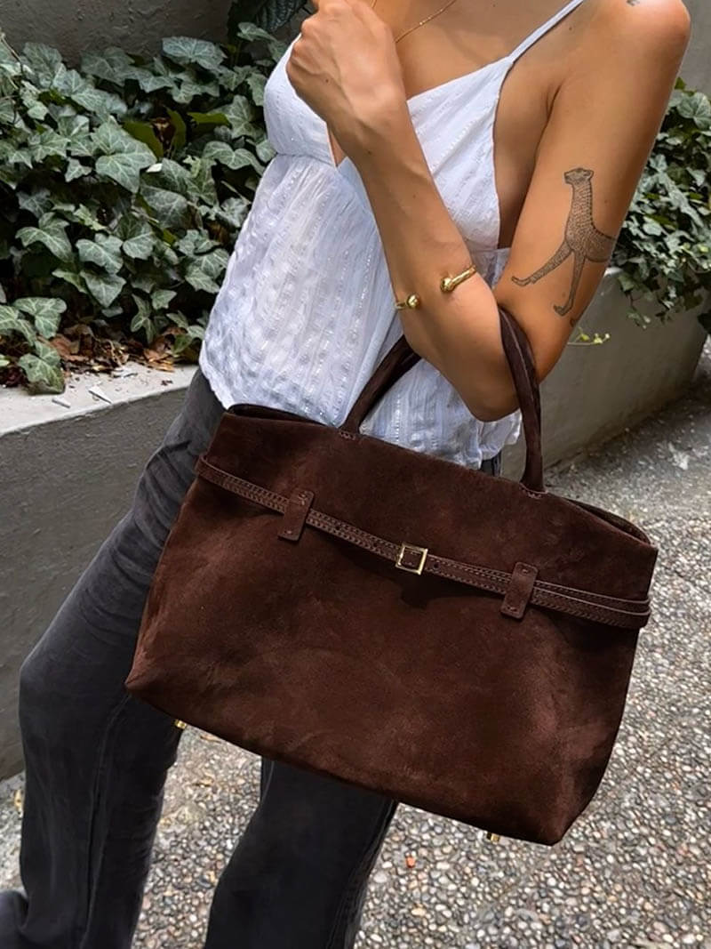 Rosalia  Wildledertasche