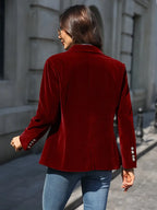 Isla - Elegante fluwelen blazer