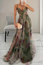 Sanne™ - Romantisches Fließendes Abendkleid