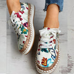 Oluchi™ Orthopedische Sneakers met Ritssluiting en Bloemenpatroon