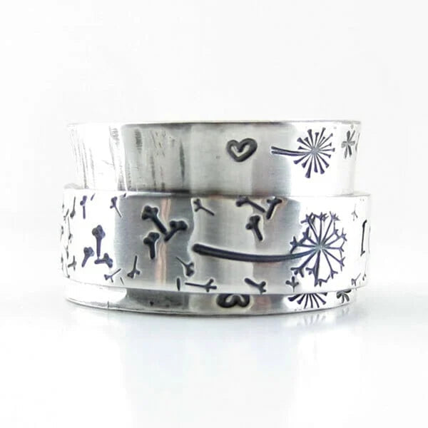 Meditatie Paardenbloem Ring