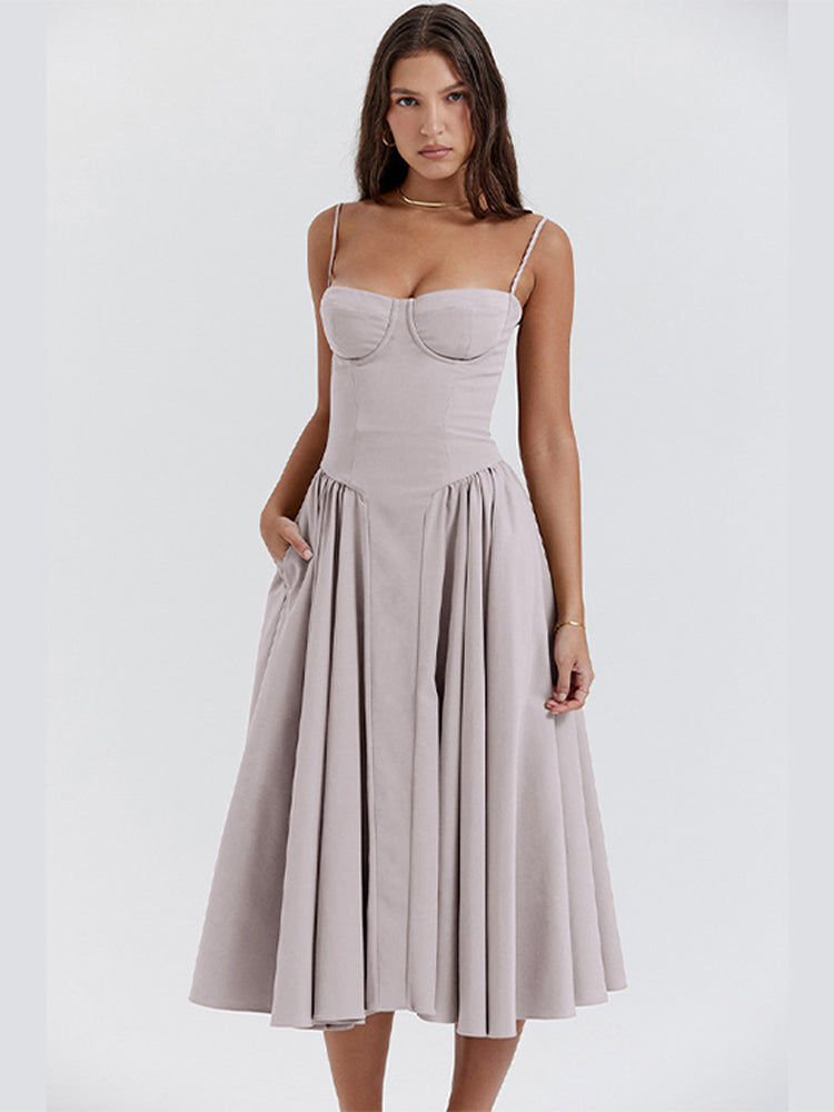Chloris - Taillenformendes Sommerkleid