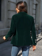 Isla - Elegante fluwelen blazer