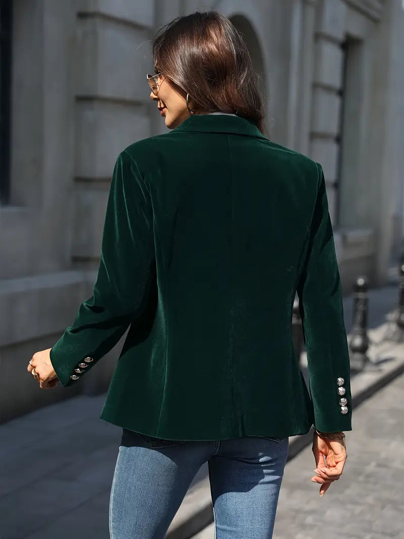 Isla - Elegante fluwelen blazer