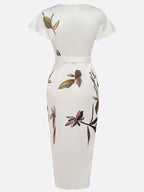 Elin™ - Elegante Wickelkleid mit Blumenmuster