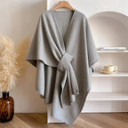 Lange ponchosjaal