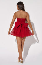 Eris - Minikleid mit Rückenschleife