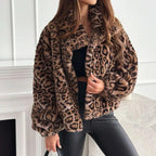 Leona - Luxus Leopardmantel