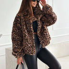 Leona - Luxus Leopardmantel