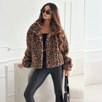 Leona - Luxus Leopardmantel