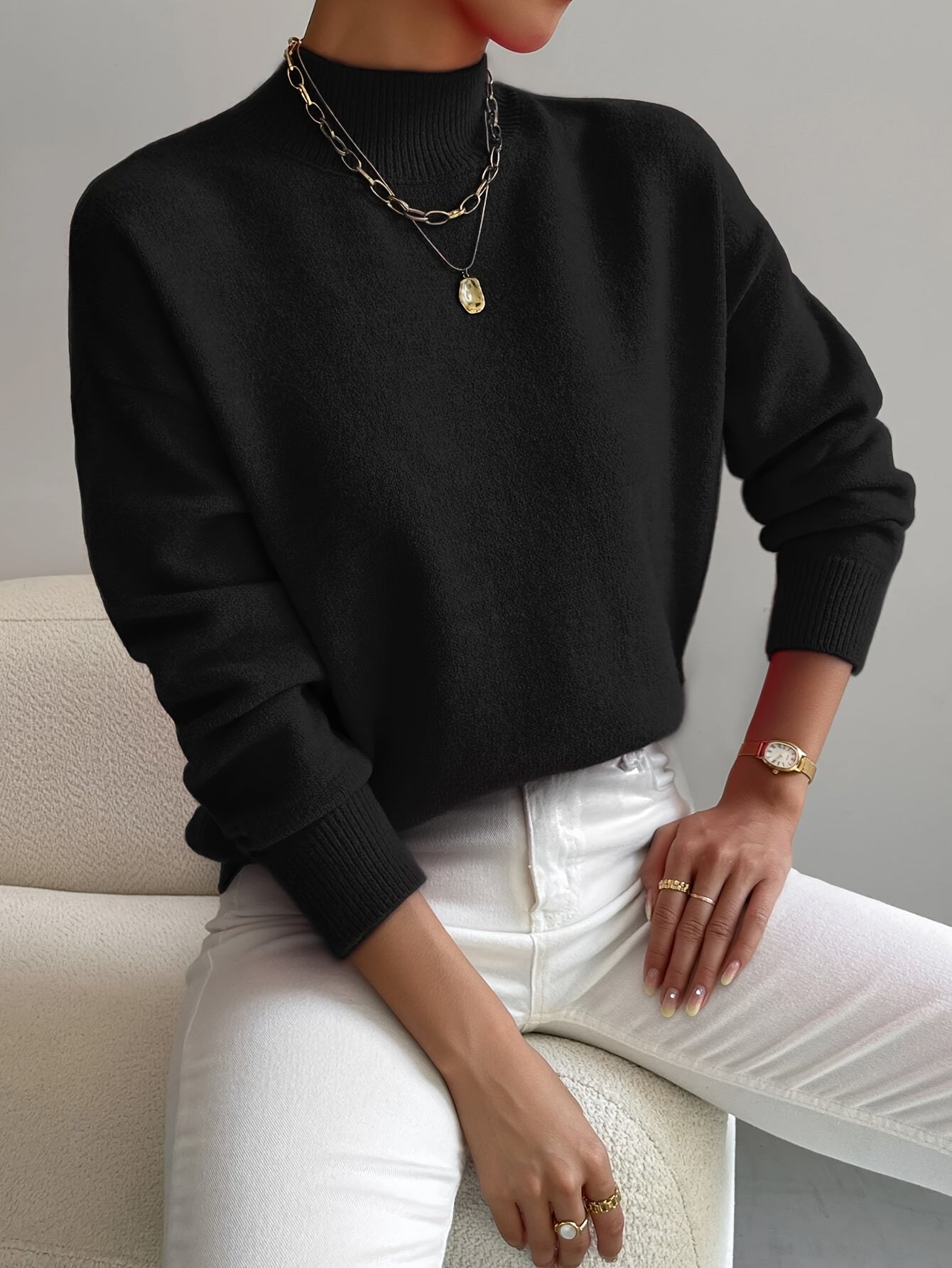 Maria - Eleganter Strickpullover
