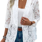 Lucienne -  Eleganter Damenblazer mit Spitze