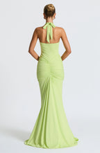 Graces - Gedrapeerde jersey maxi-jurk