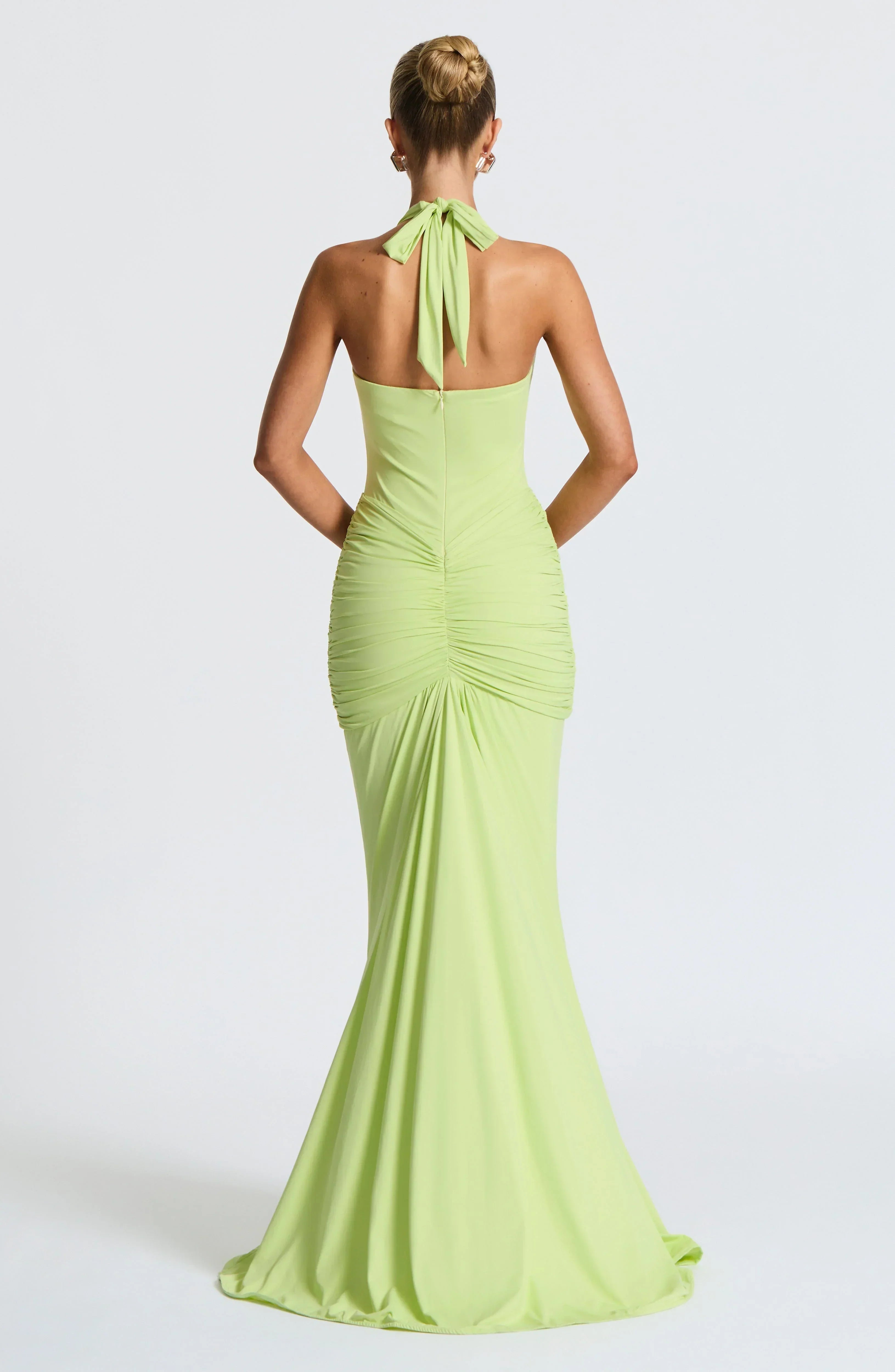 Graces - Gedrapeerde jersey maxi-jurk