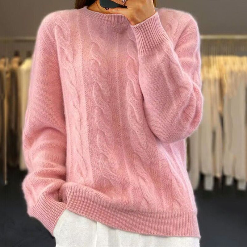 Michelle - Warmer Gestrickter Pullover