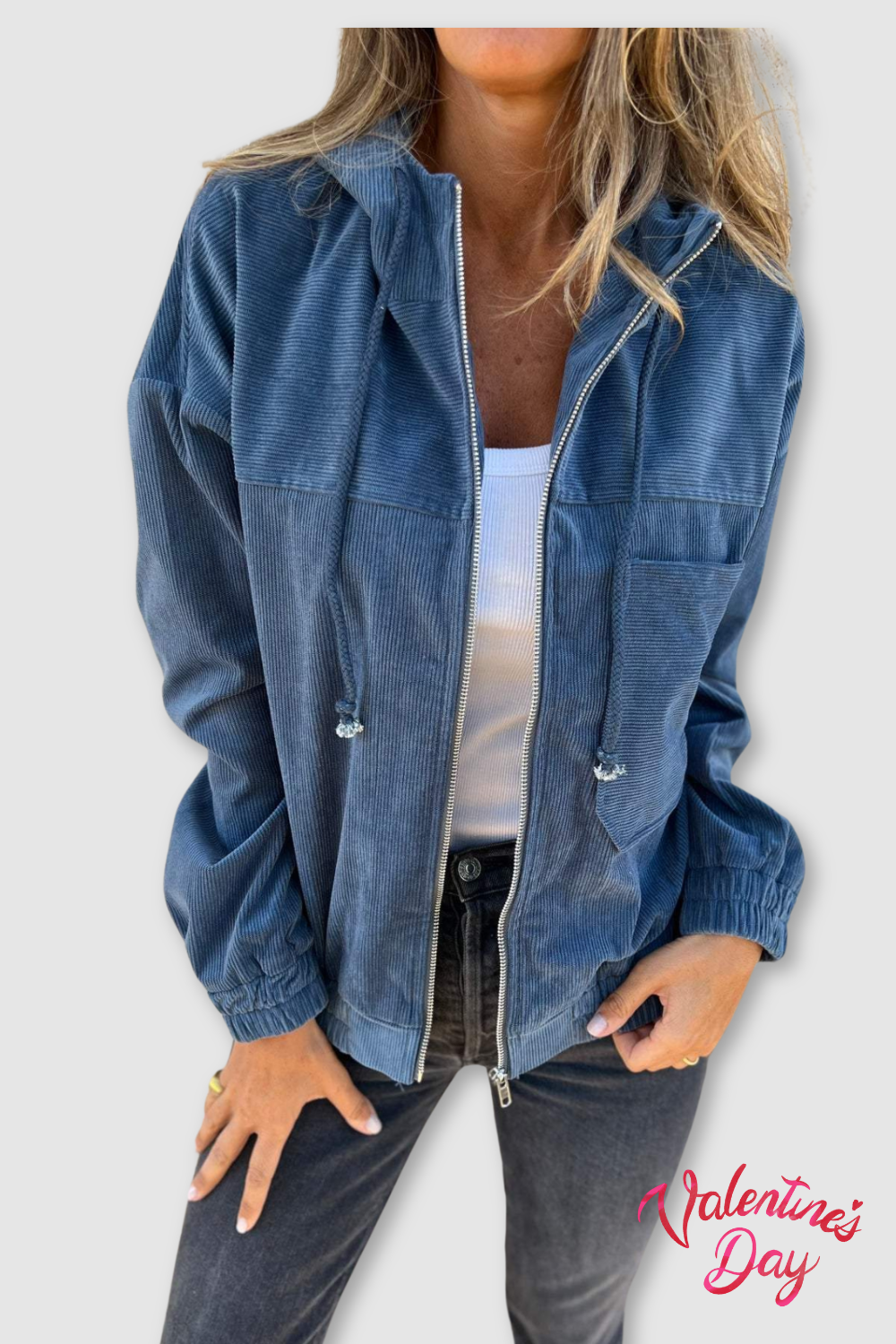 Audrey - Casual jas met capuchon
