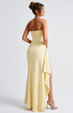 Bia - Maxikleid – Zitrone